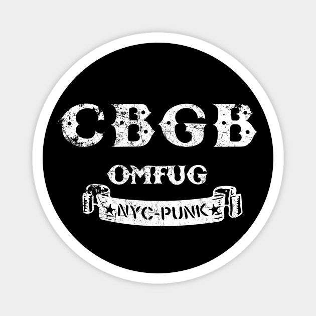 NYC PUNK v1 Magnet by Doc Multiverse Designs